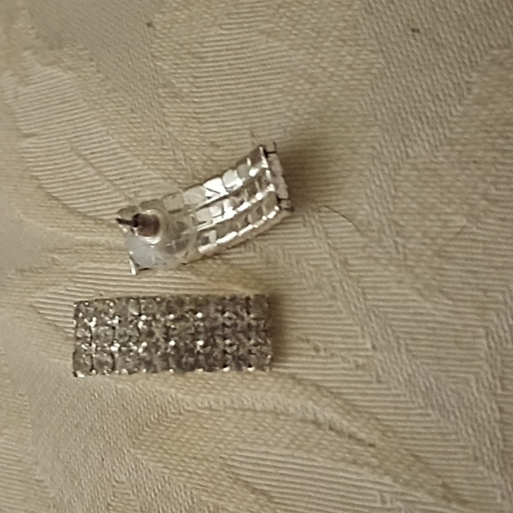 Vintage rhinestone earrings